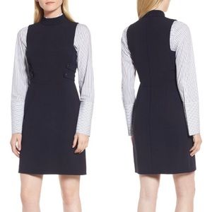 Lewit NWT military inspired navy blue dress Sz14